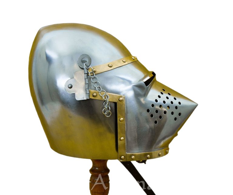 Pig-Faced Bascinet - 18 Gauge