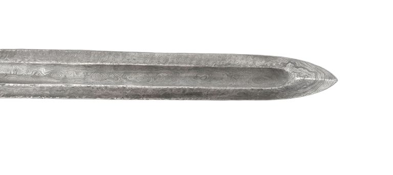 The Fetter Lane Sword - 8th Century Saxon Sword - Bronze Hilt with Damascus Blade