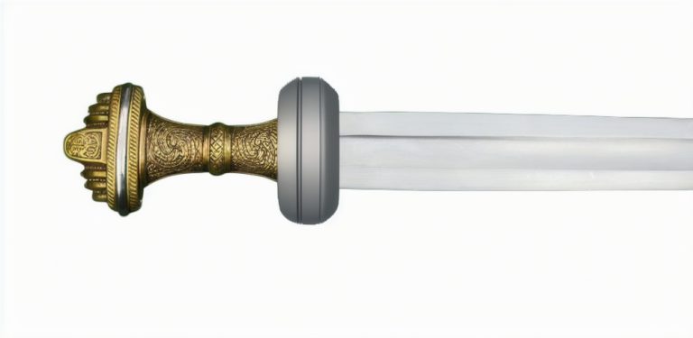 The Fetter Lane Sword - 8th Century Saxon Sword - Antiqued Brass Hilt