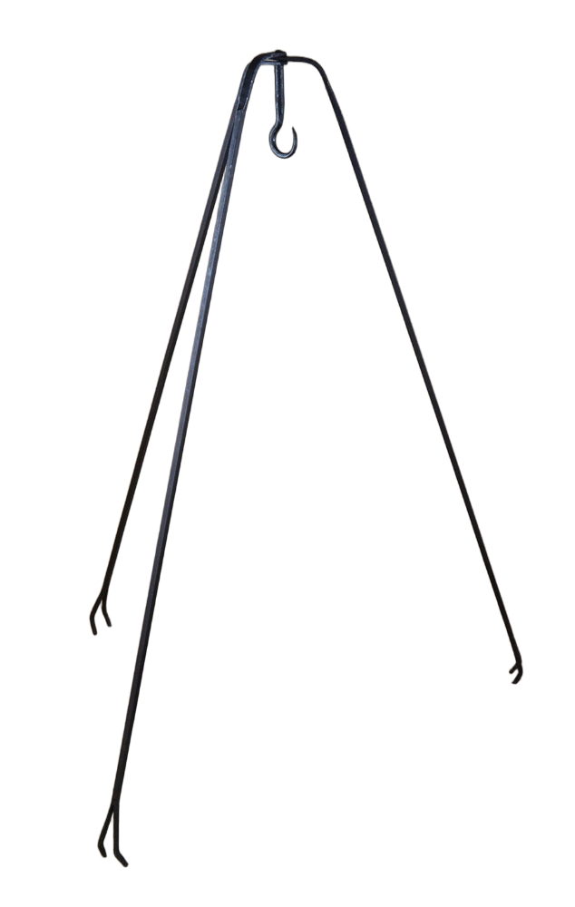 Three-Legged Foldable Iron Kettle Stand