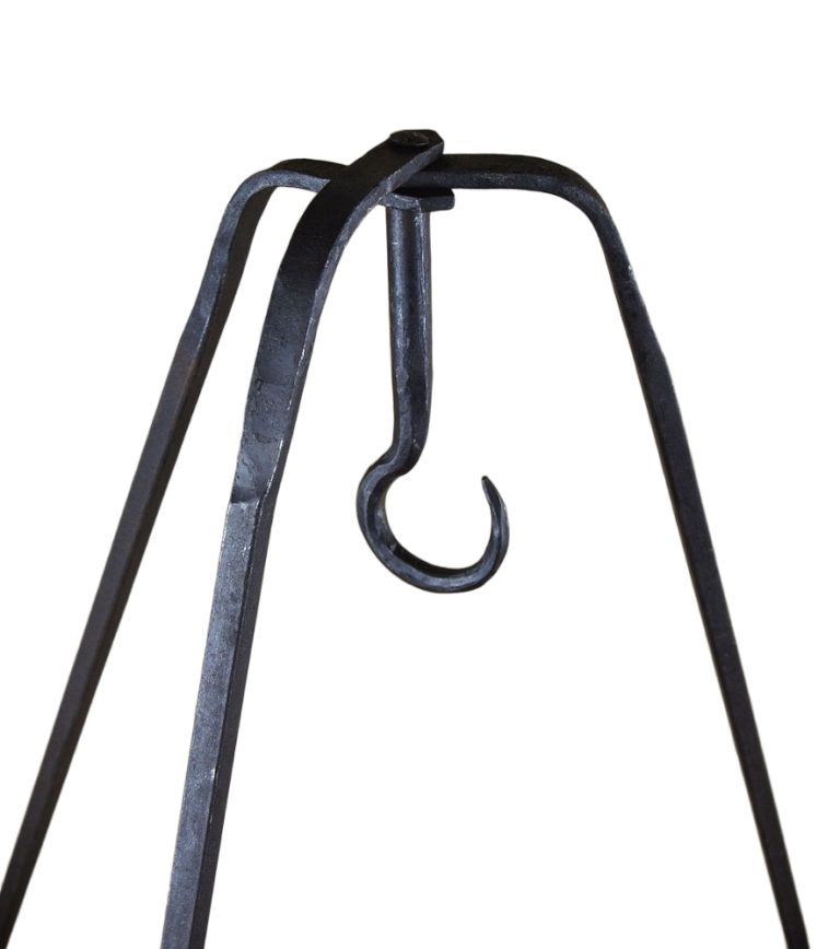 Three-Legged Foldable Iron Kettle Stand