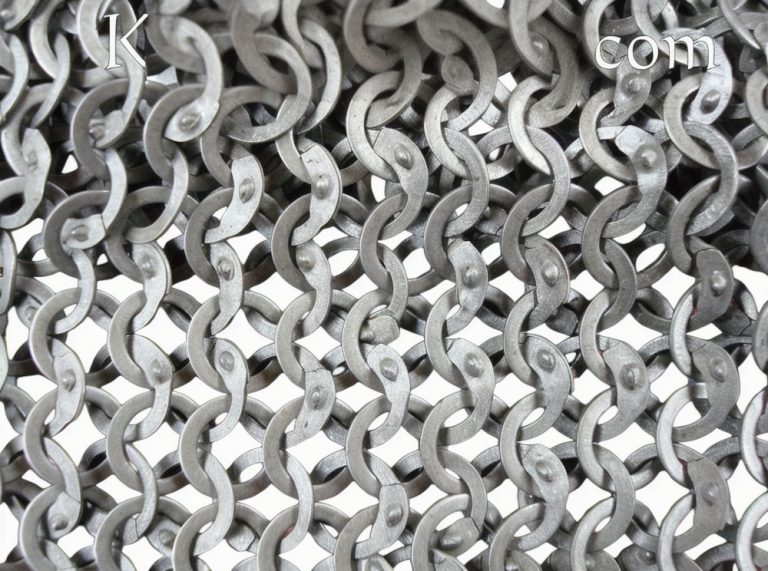 Aventail for Helm - Flat Riveted - Solid Flat Rings Mild Steel