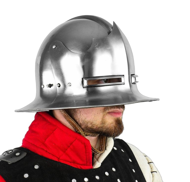 German / Swiss Visored Kettle-Sallet Helm