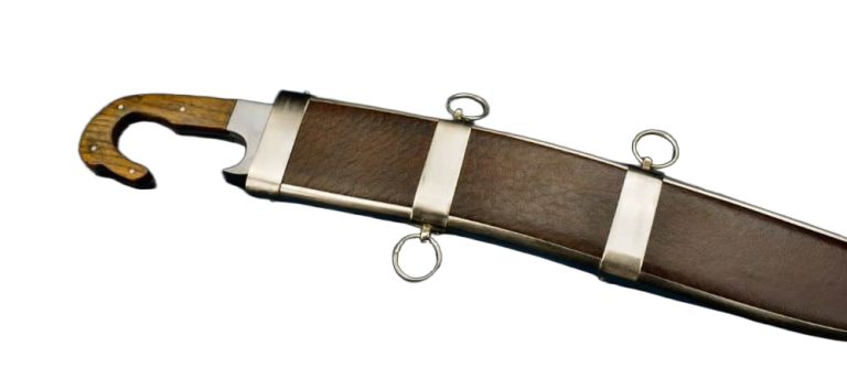 Iberian Falcata with Wood Grip