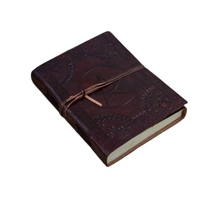 Leather-Bound Pentagram Journal