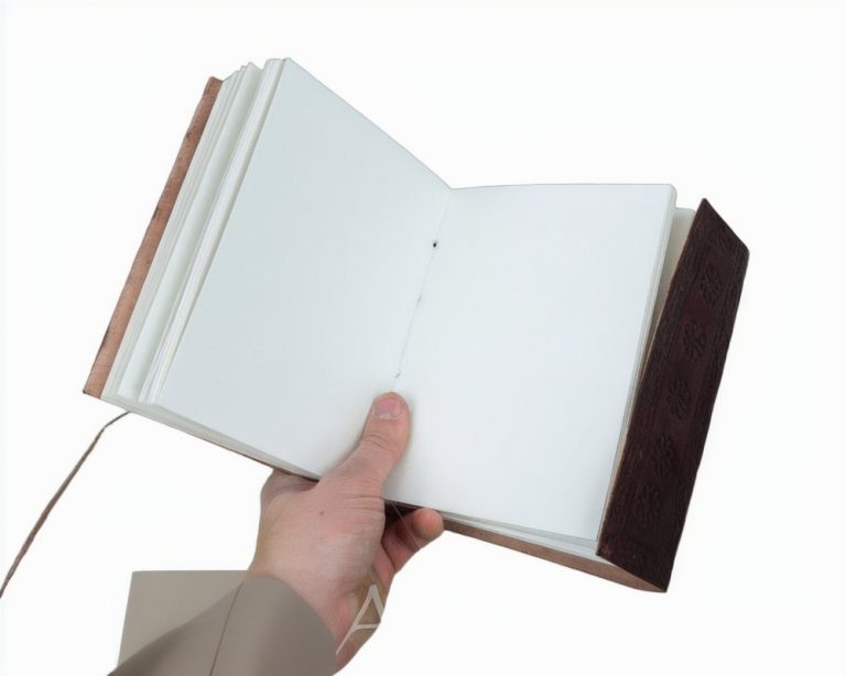 Leather-Bound Pentagram Journal