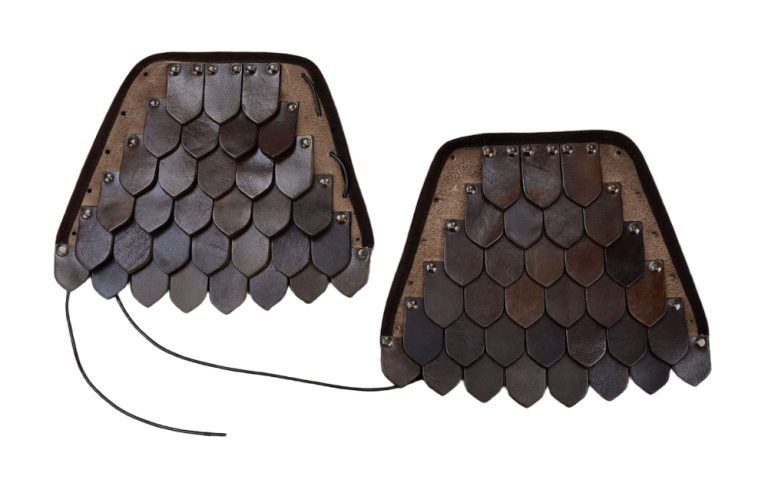 Leather Scale Bracers