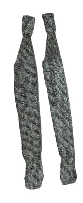 Mail Leggings  Dome Riveted  Stainless Steel Flat Rings  Close Out