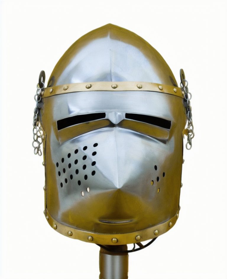 Pig-Faced Bascinet - 18 Gauge