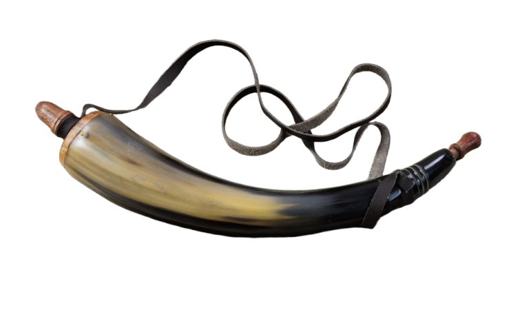 Powder Horn with Wooden Plug