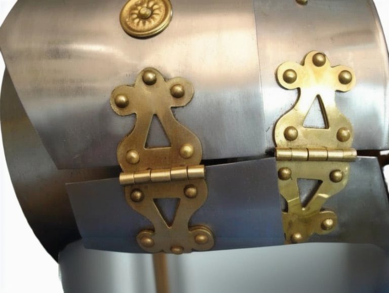 Roman Lorica Segmentata  Stainless Steel