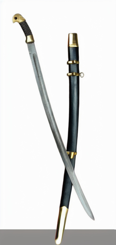 Russian Shashka Dragoon Saber with Damascus Blade