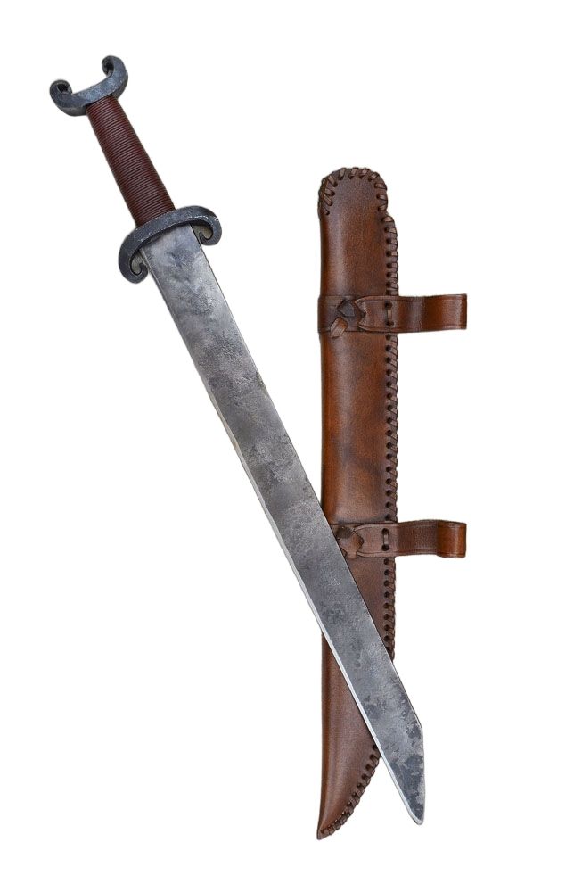 Viking Forged Long Seax with Type G Hilt