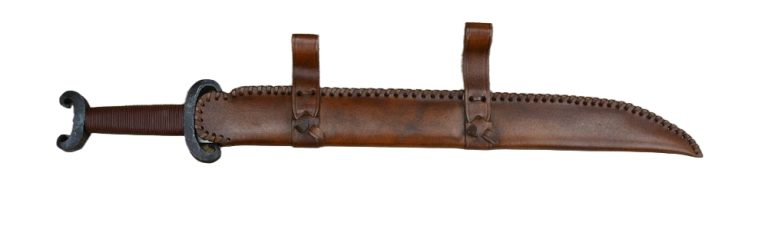 Viking Forged Long Seax with Type G Hilt