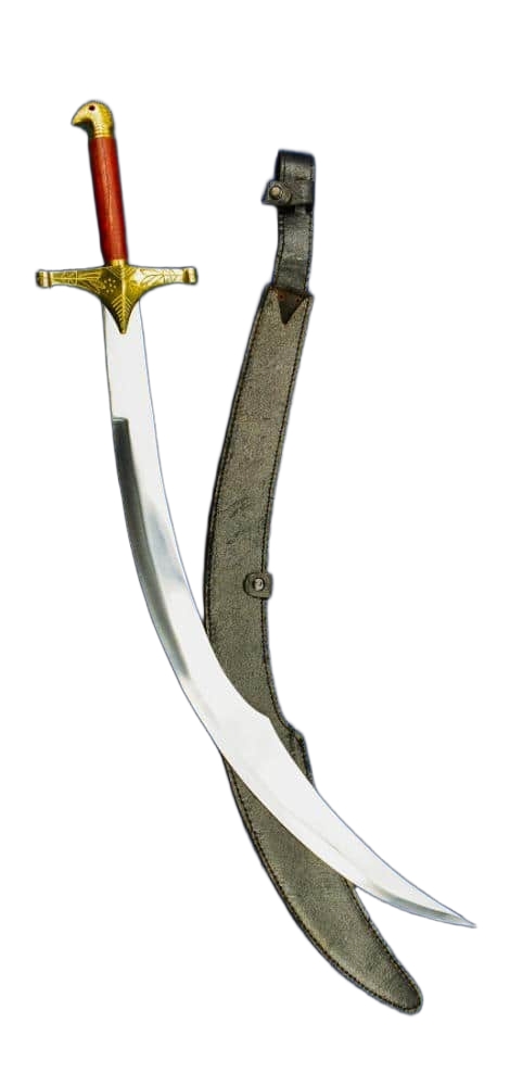 Baladay Scimitar - Embellished Version with Etched Hilt Design