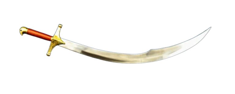 Baladay Scimitar - Embellished Version with Etched Hilt Design