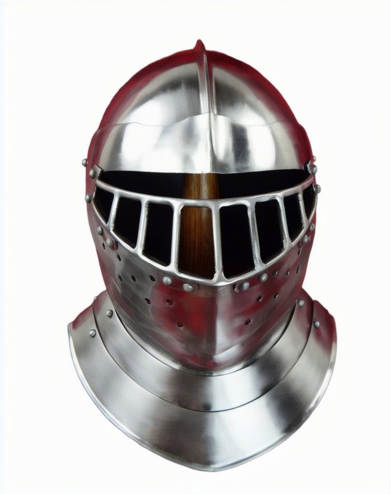 English Tourney Close Helm - 14 Gauge