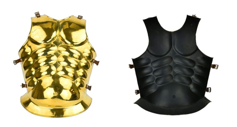 Greek Muscle Armor - Brass