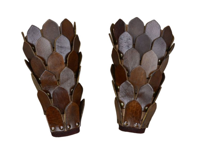 Leather Scale Bracers