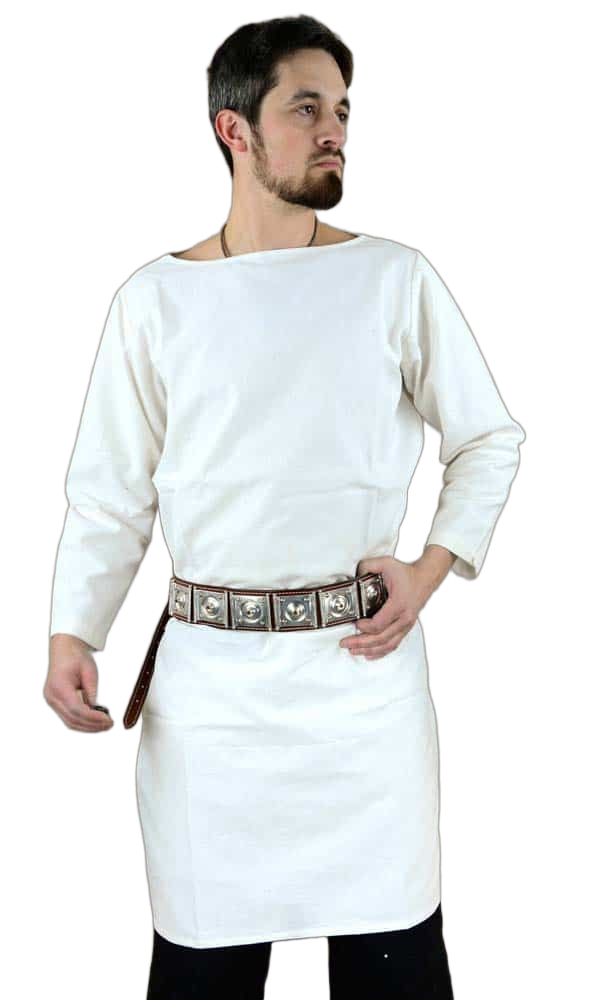 Roman Cotton Tunic  White