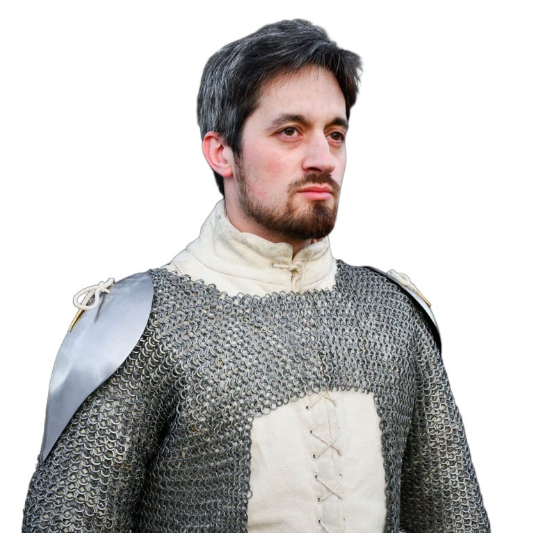 Visby Pauldrons - Mountable Upgrade for Chainmail and Padded Armor