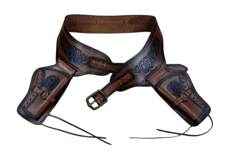 Western Dual Holster Gun Belt