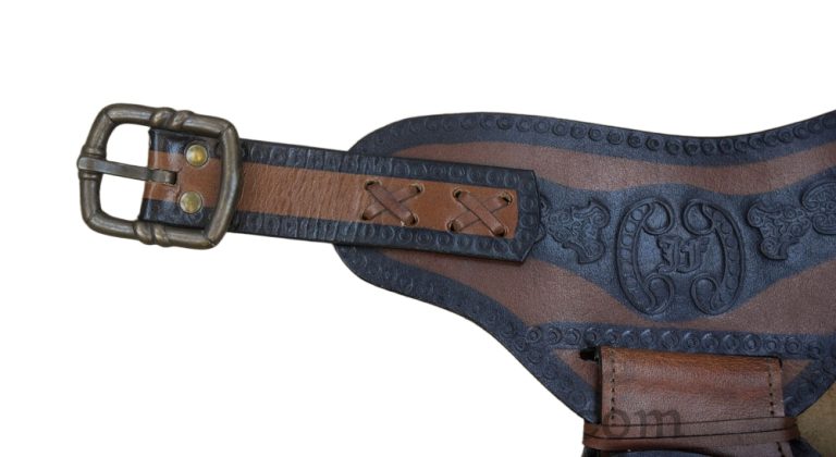 Western Dual Holster Gun Belt
