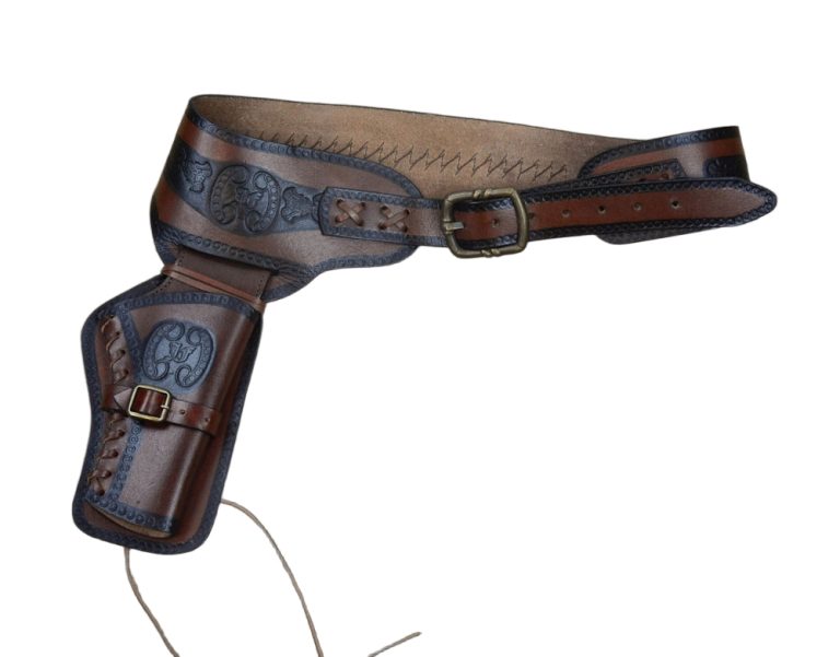 Western Single Holster Gun Belt