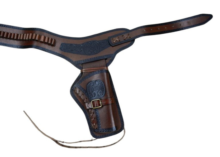 Western Single Holster Gun Belt