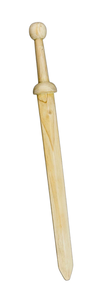 Wooden Rondel Guard Gladius