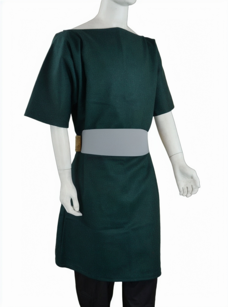 Wool Roman Tunic  Green