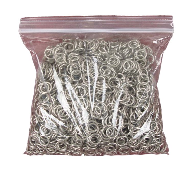 1 kgs Loose Chainmail Rings  Stainless Steel Round Rings 16 Gauge / 9mm  Butted  Close Out