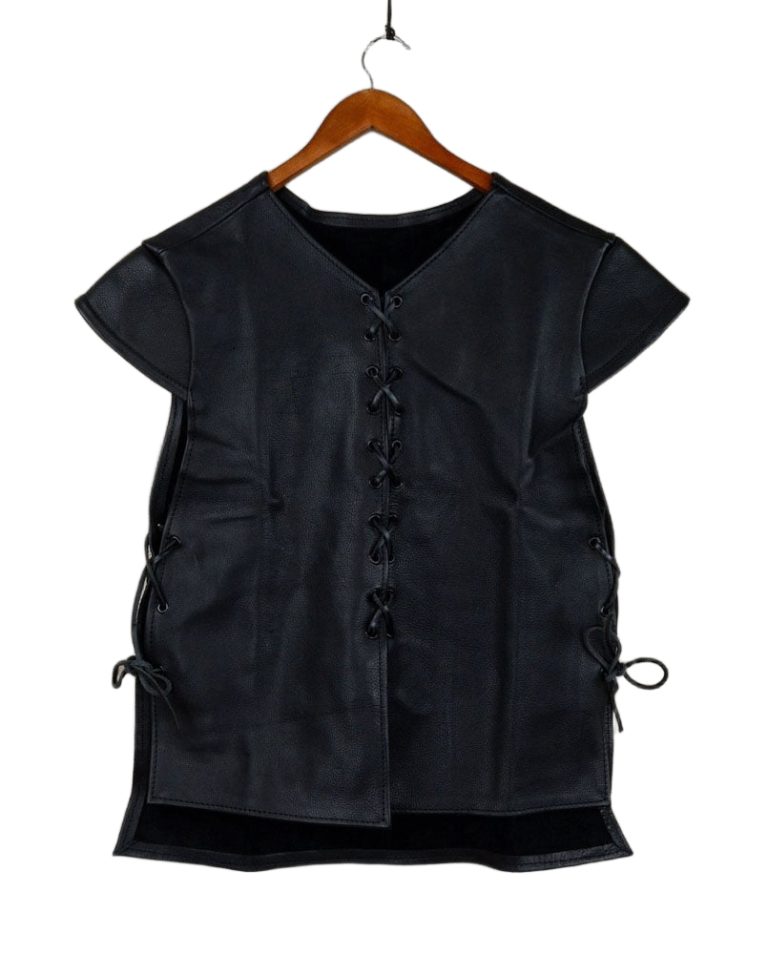 Black Leather Jerkin