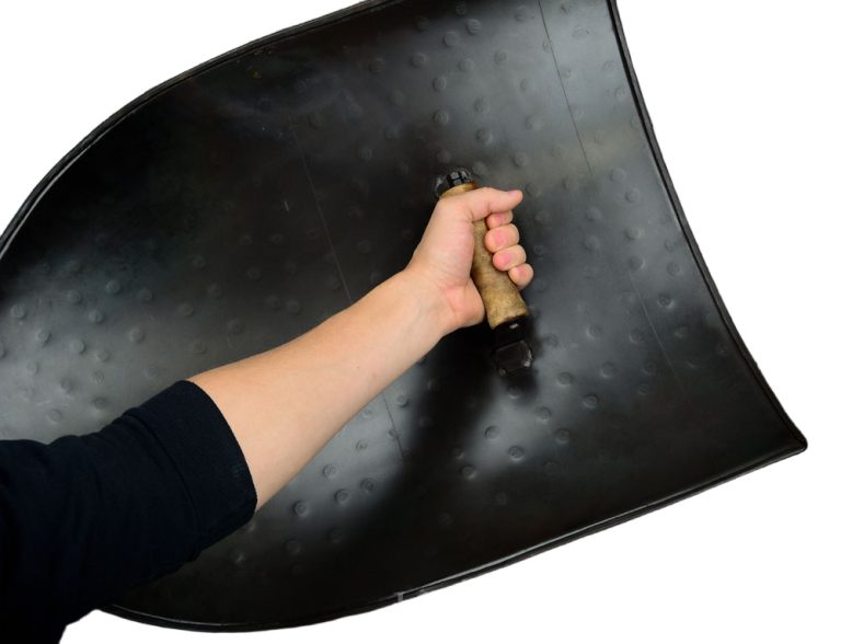 Blackened Steel Heater Shield  16 Gauge Steel