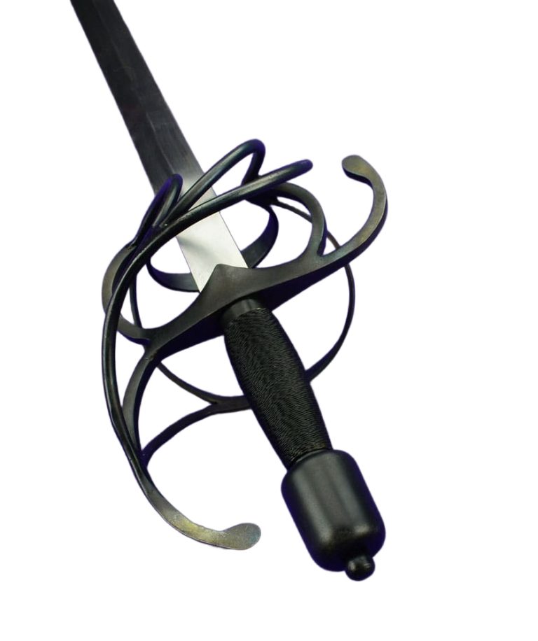 Blackened Swept Hilt Rapier