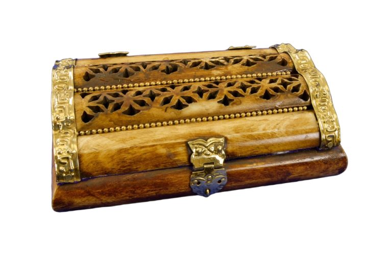 Bone and Brass Jewelry Box