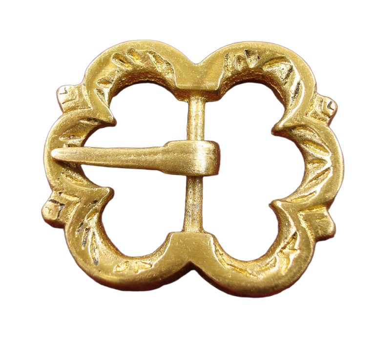 Brass Flower Buckle