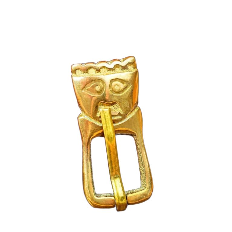 Brass Saxon King Buckle