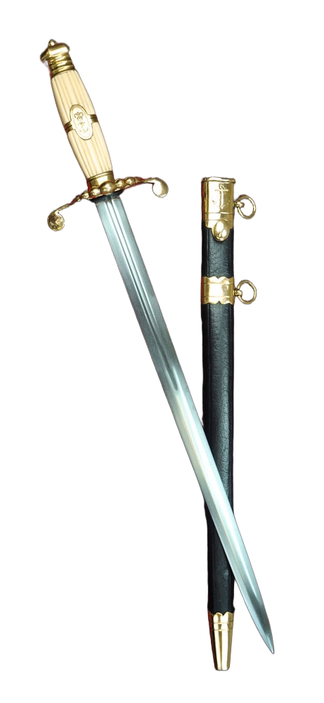 British Naval Officer's 5-Ball Dirk