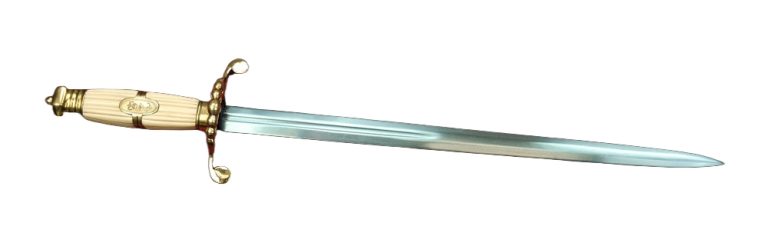 British Naval Officer's 5-Ball Dirk