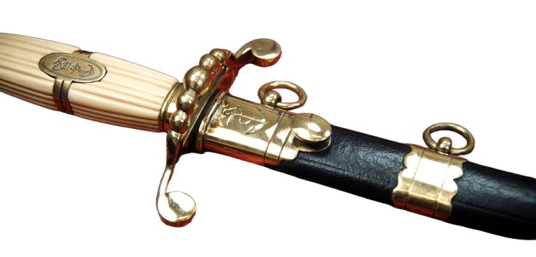 British Naval Officer's 5-Ball Dirk