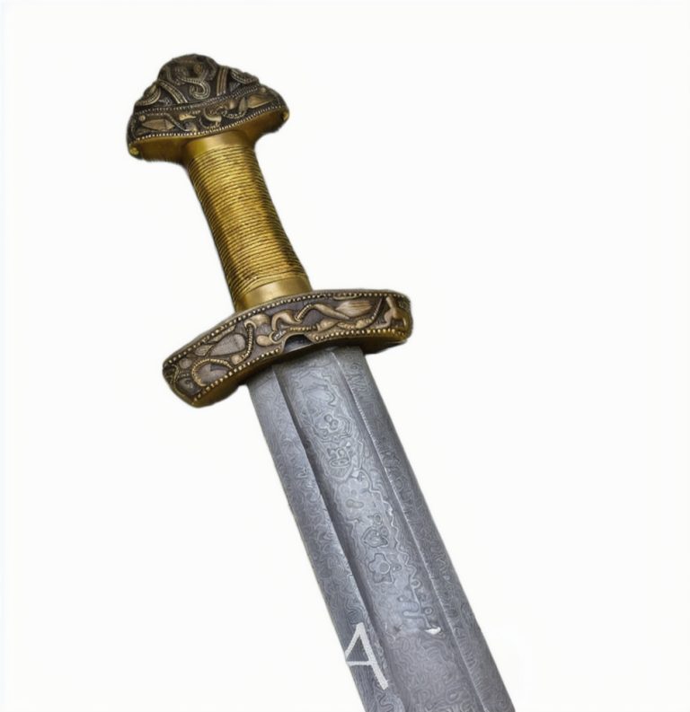 Birka Nordic Viking Sword with Damascus Blade