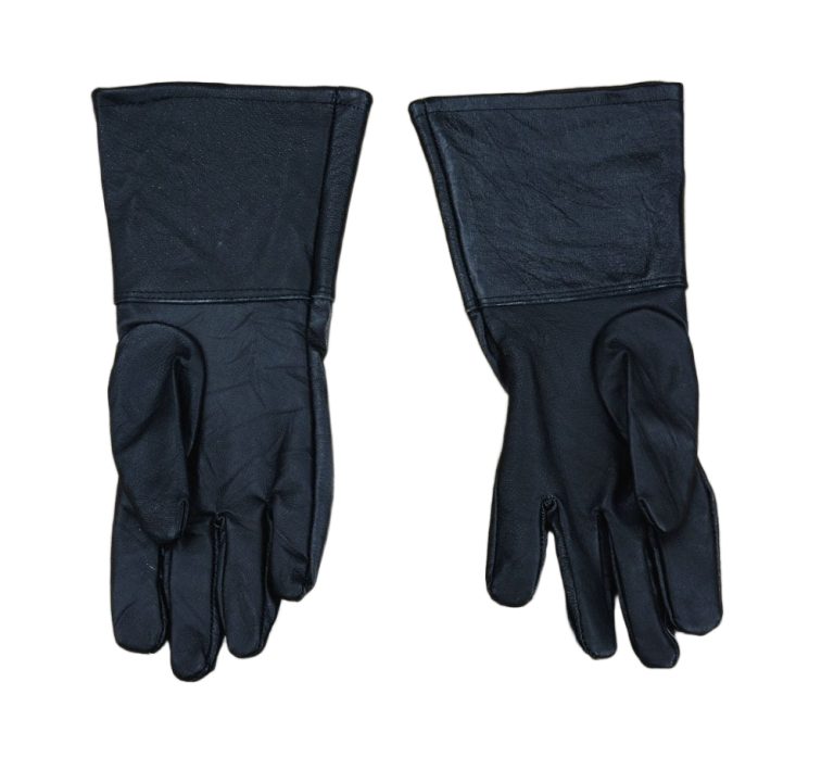 Black Leather Gauntlets