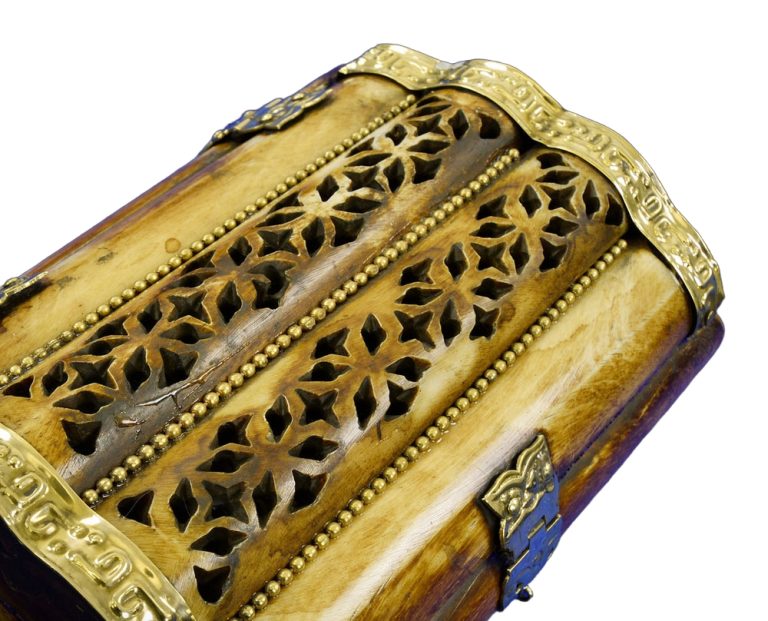 Bone and Brass Jewelry Box