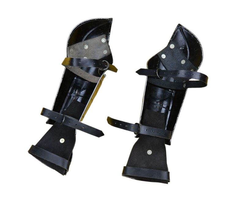 Bracers with Hand and Elbow Armor - 18 Gauge Steel