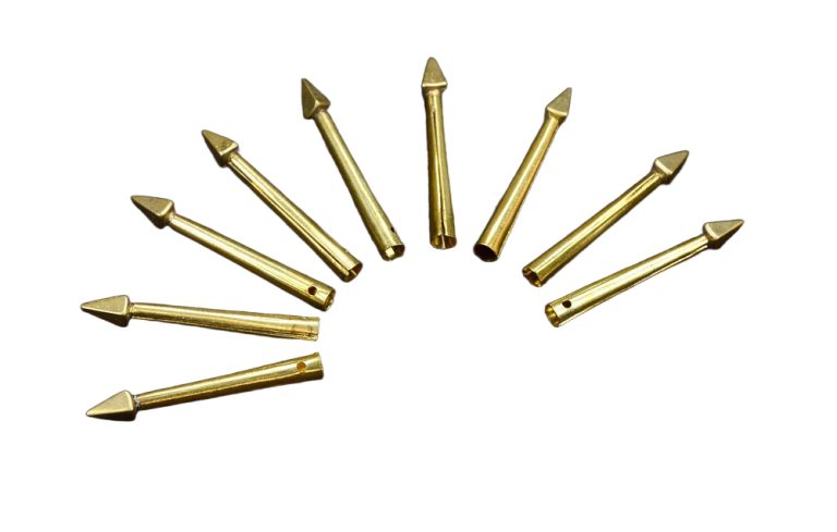 Brass Aiglets With Bodkin Tips