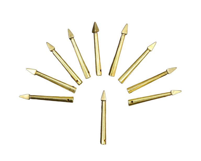 Brass Aiglets With Bodkin Tips