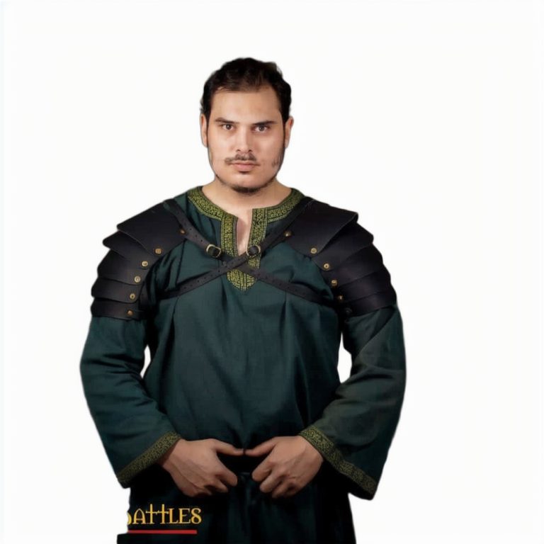 Viking Leather Pauldrons