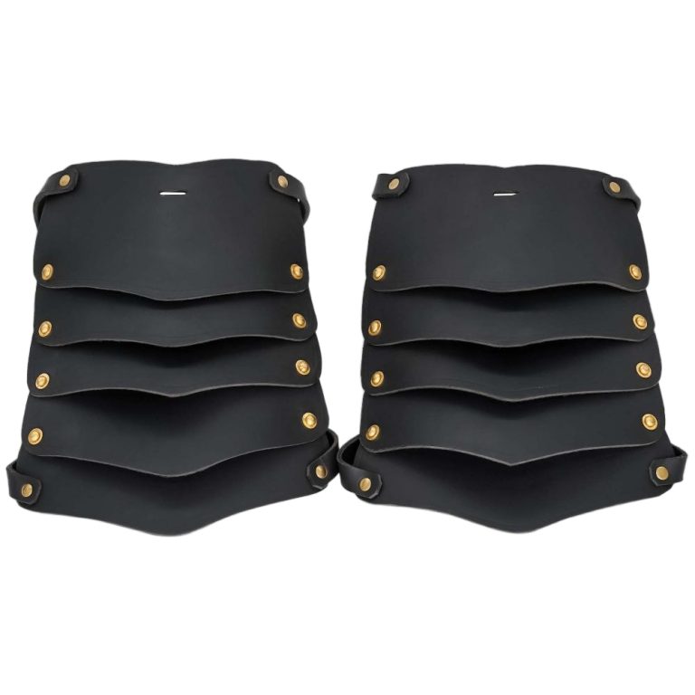 Viking Leather Pauldrons