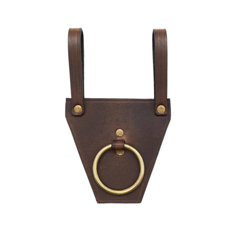 Axe or Mace Frog with Brass Ring